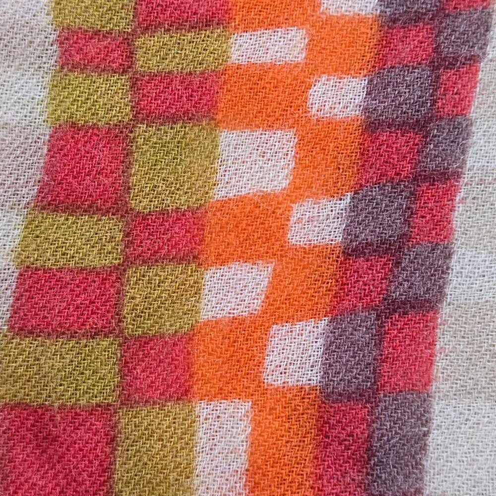 100% Wool Scarf Shawl Scandanavian Design Khadi and Co Denmark